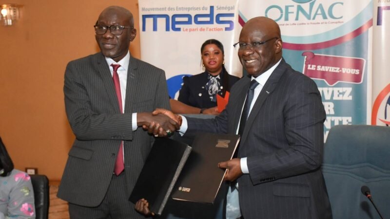MEDS – OFNAC : Une alliance historique pour une nouvelle culture de l’intégrité dans le secteur privé sénégalais Ce 10 juin 2026 marque une étape importante dans le renforcement de la gouvernance économique de notre pays.