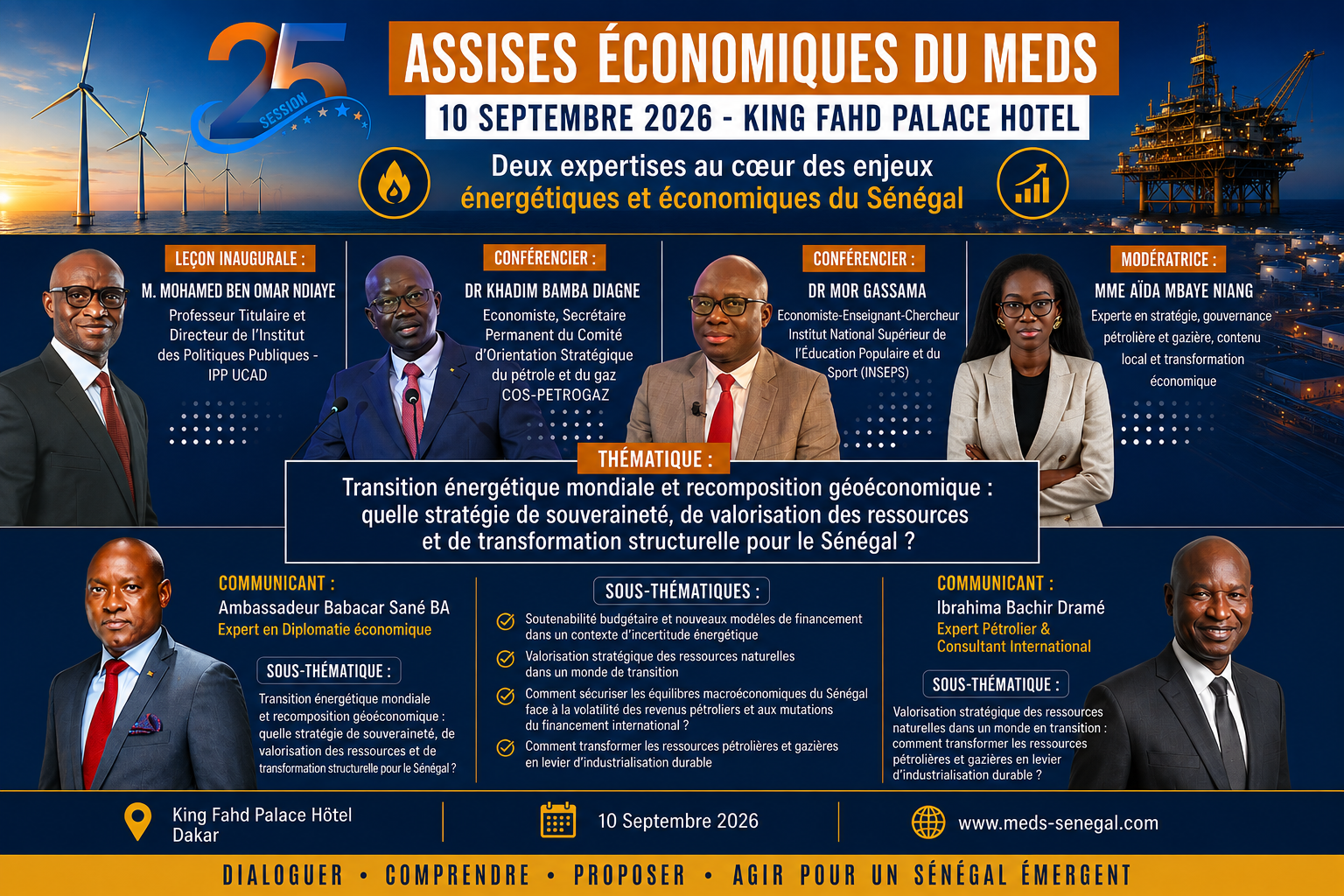 25ᵉ Session des Assises Économiques Annuelles du MEDS