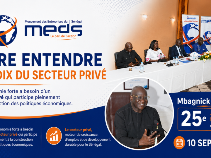 25ᵉ Assises Économiques Annuelles du MEDS : penser au-delà de l’urgence et faire entendre la voix du secteur privé