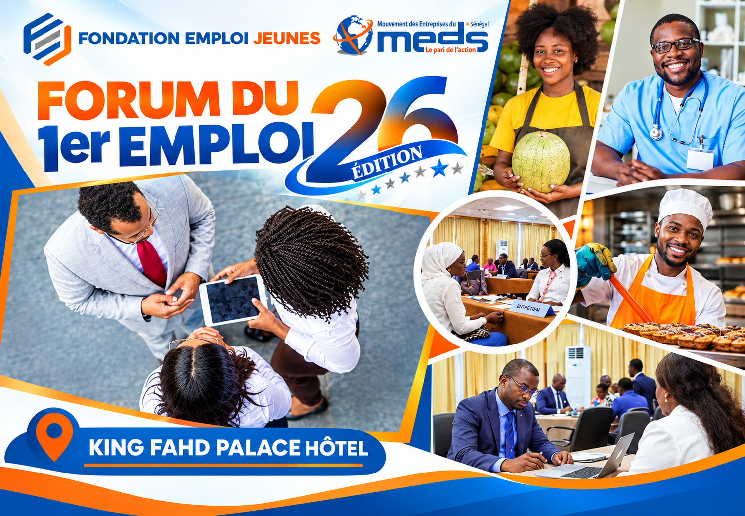 26ᵉ édition du Forum du 1ᵉʳ Emploi Une opportunité pour votre avenir professionnel !